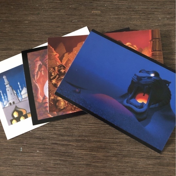 Disney Movie Postcards: Aladdin: In the Cave 5 pack - Picture 1 of 7